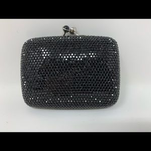Judith Leiber Black Crystal Clutch